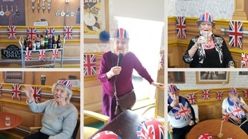 VE Day at Huyton care home
